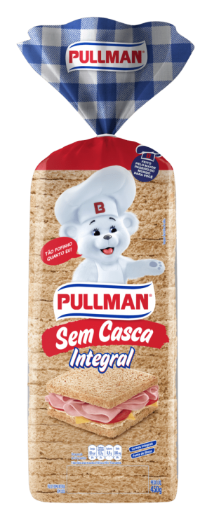 Pão Forma Pullman Integral s/casca 450g