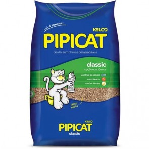 Areia Higiênica Para Gatos Pipicat Classic Kelco 4kg