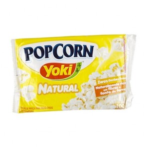 Pipoca Micro. Yoki Natural 100g