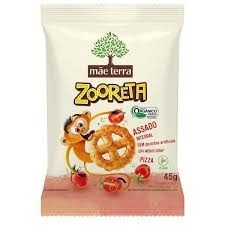 Salgadinho Integral Orgânico Pizza Zooreta  Mãe Terra 45g