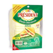Queijo Mussarela President Fatiado - 300gr
