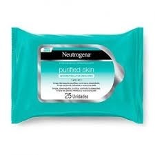 Lenço de Limpeza Demaquilante Purified Skin Neutrogena c/25