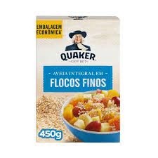 Aveia Integral em Flocos Finos - Quaker 450g