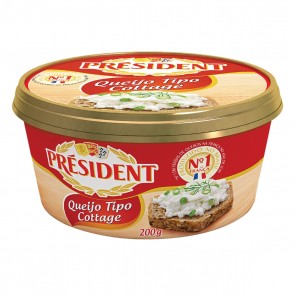 Queijo Cottage President 200g