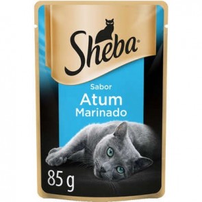 Sachê Alimento para Gato Atum Marinado Sheba 85g