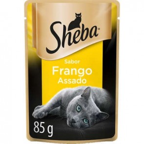 Sachê Alimento para Gato Frango Assado Sheba 85g