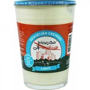Requeijão Aviação Light Vidro 180g  