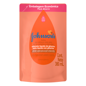 Sabonete Líquido Johnson´s Baby Glicerina Sache 380ml