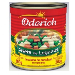 Seleta Ervilha, Batata, Cenoura Oderich 200g