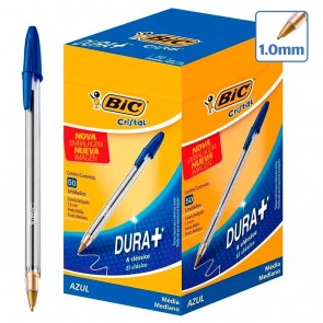 KIT CANETA BIC ESF. C/50 AZUL/PRETA