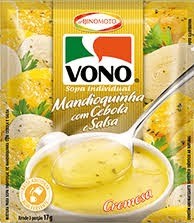 Sopa Vono Mandioquinha Com Cebola e Salsa 18g
