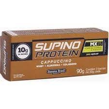 Barra De Proteína Supino Protein 10g - Caixa 3X30g Sabor Cappuccino Banana Brasil