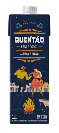 Quentão Aliança Sem Álcool 1L