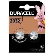 Pilha bateria botão CR2032 c/2 duracell 