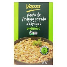 Vapza Peito de Frango Cozido Desfiado Orgânico 250g