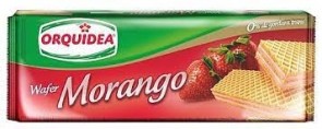 Wafer Morango Orquídea -120g
