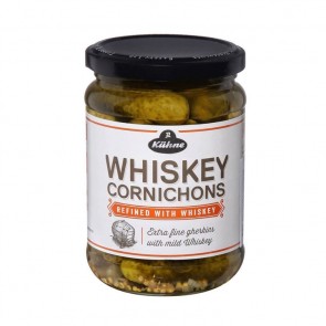 Pepino Cornichons Kuhne Whiskey 330g