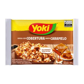Pipoca Mic. YOKI C/Cobertura de Caramelo 100g