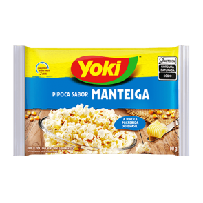 Pipoca Mic. YOKI Manteiga 100g