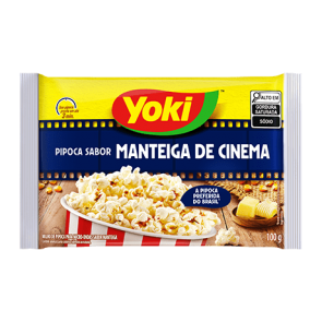 Pipoca Mic. YOKI Manteiga de Cinema 100g