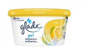Aromatizante Glade Gel Ambientes Pequenos Citrus 70g