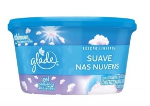 Aromatizante Glade Gel Ambientes Pequenos Suave nas Nuvens 70g