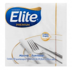 Guardanapo de Papel Elite Premium 22,3x22,3cm  C/ 50