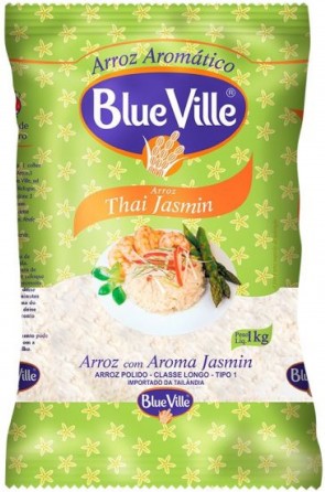 Arroz Aromático Blue Ville Thai Jasmin  T1 1Kg